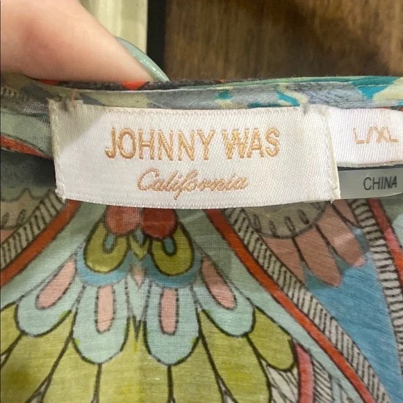 Johnny Was California Regina Kimono Cover-Up. Worn Twice. L/XL. Great condition. - Picture 2 of 6